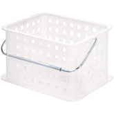 Small basket clear white